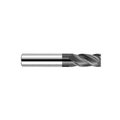 Toolmex Import 4 Flute Carbide Sq Single End Mill 4.00mm Dia 4mm Shank 14mm Flute 50mm OAL TiAlN 1-182-4004